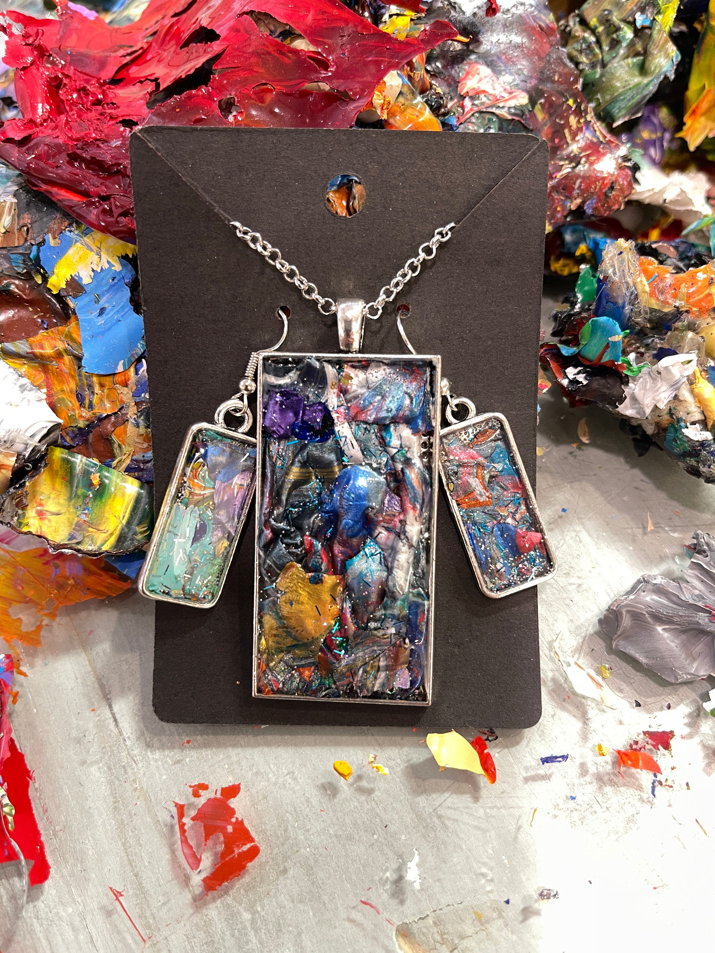 PostPalette™ Pendant & Earring Set - #07