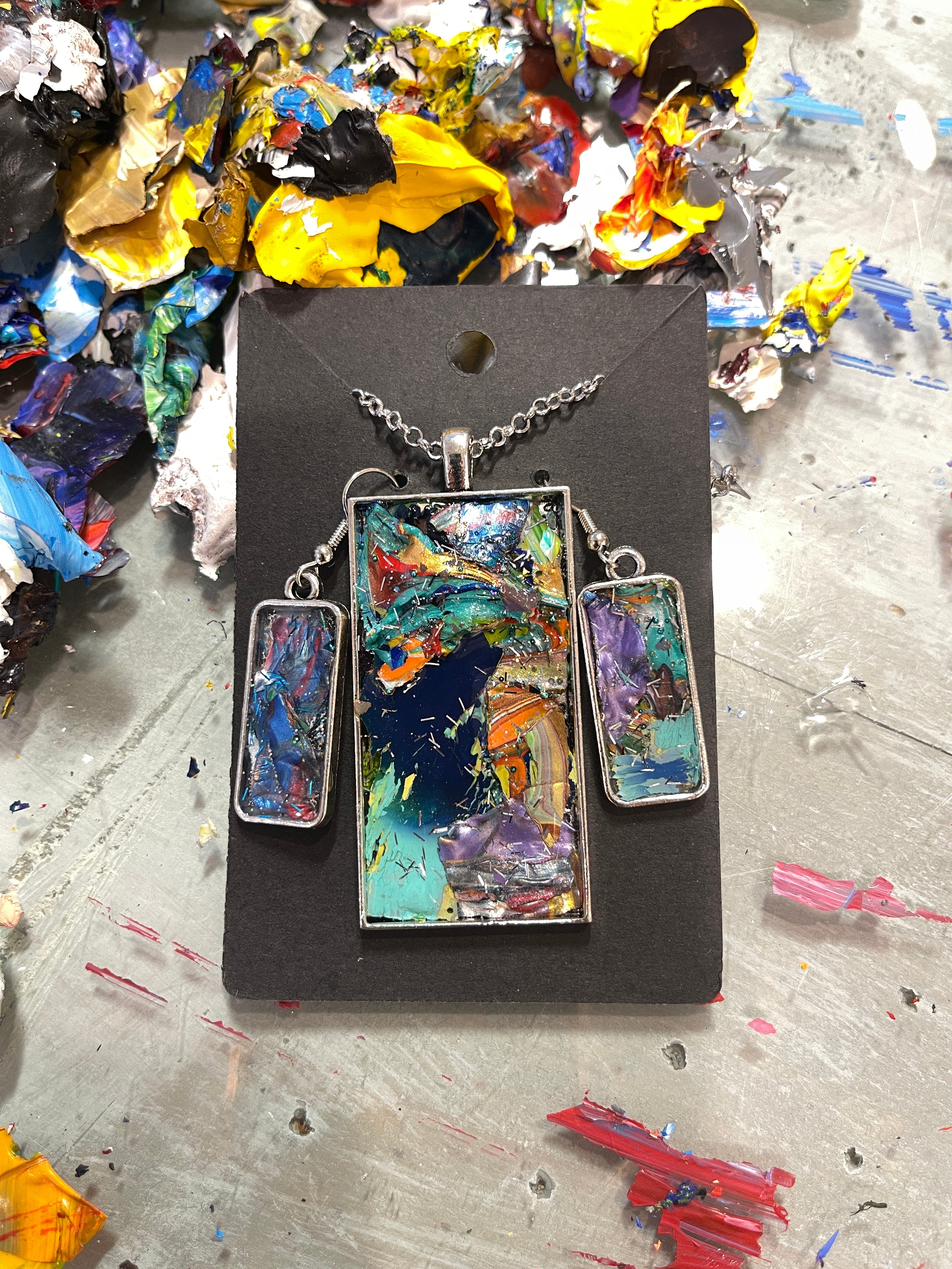 PostPalette™ Pendant & Earring Set - #14