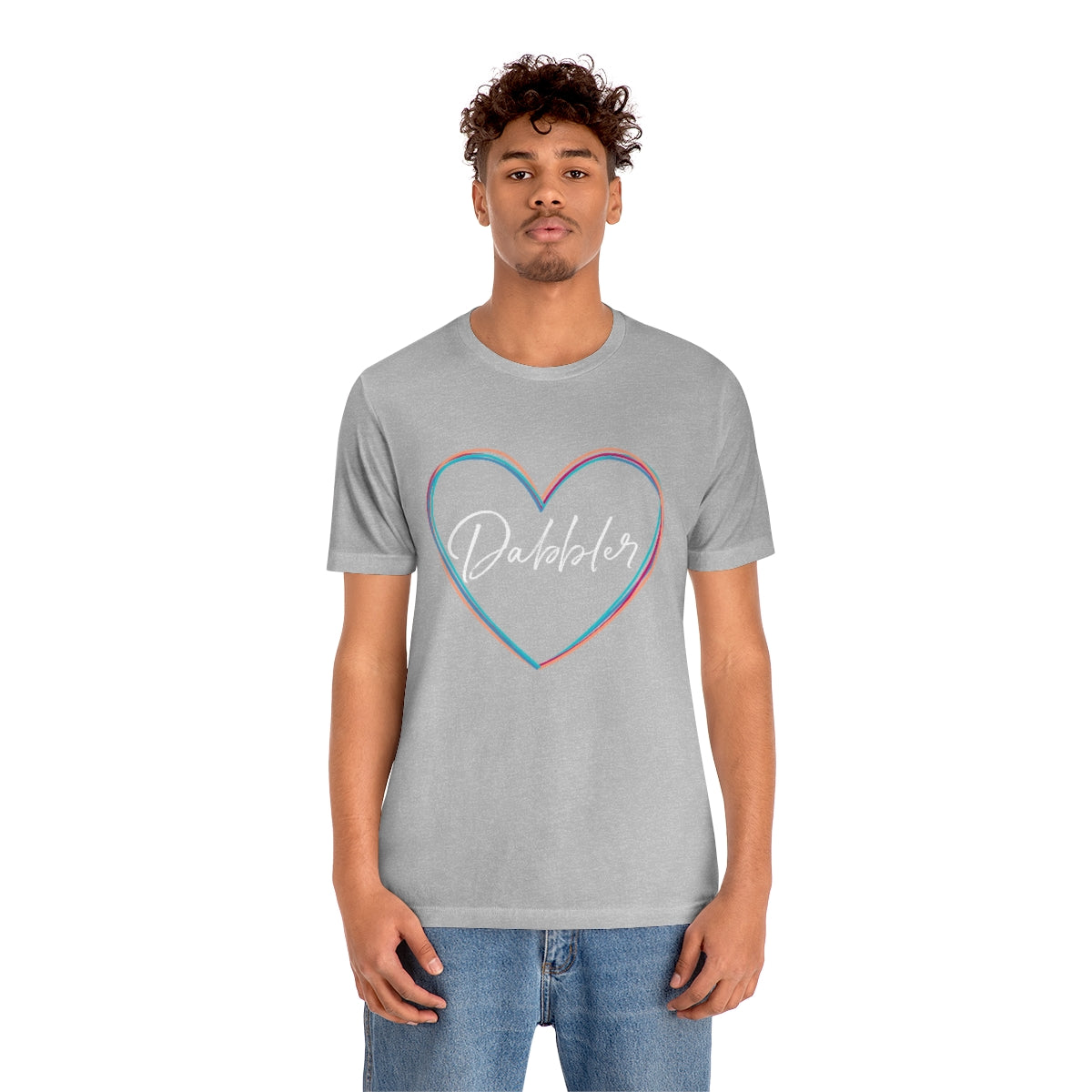 Colorful Dabbler Heart Short Sleeve Tee