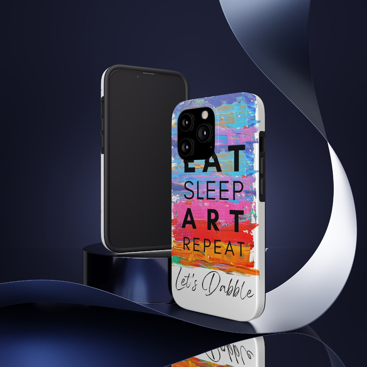 Eat Sleep Art Repeat Ultra Tough Art Phone Case