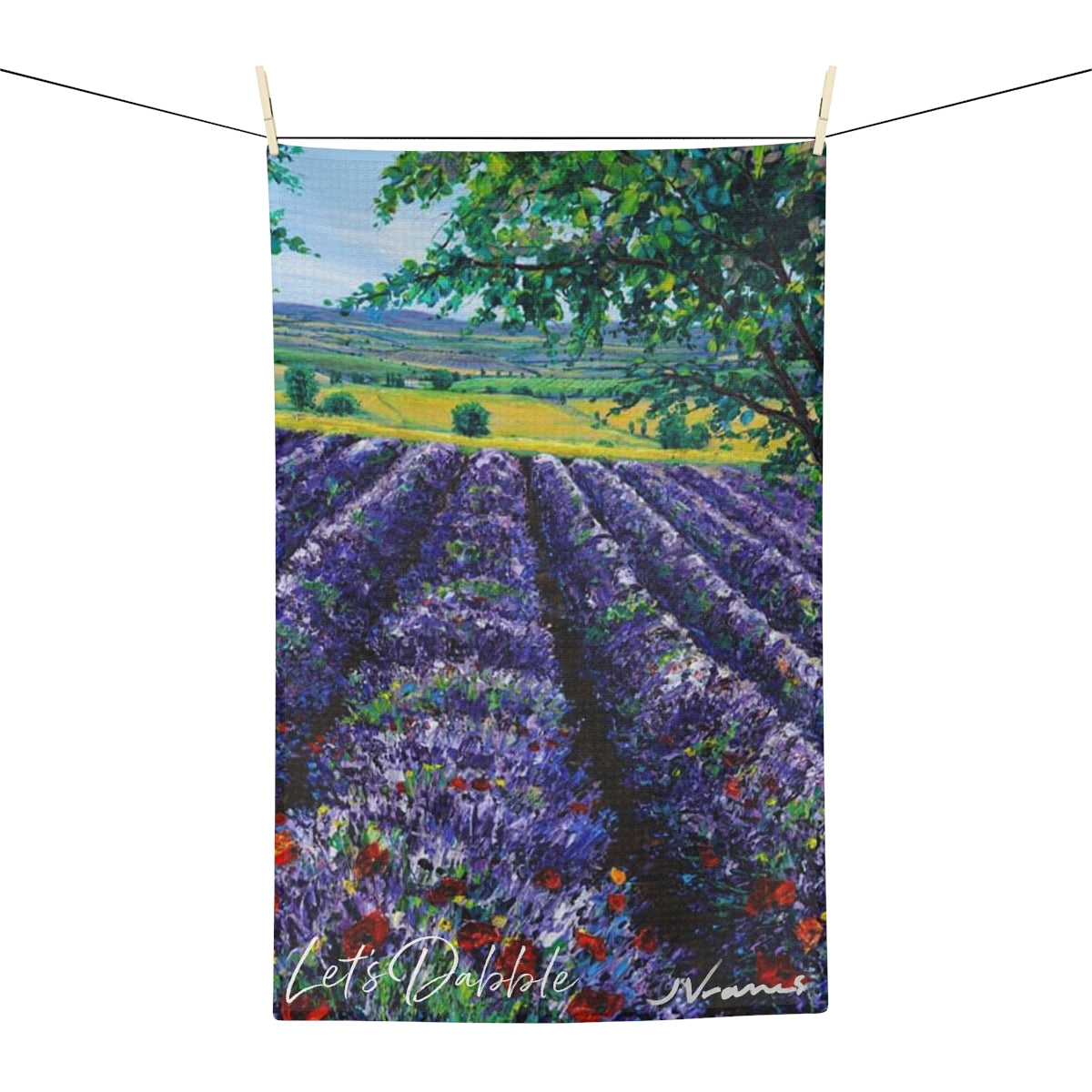 Lavender Soft Tea Towel