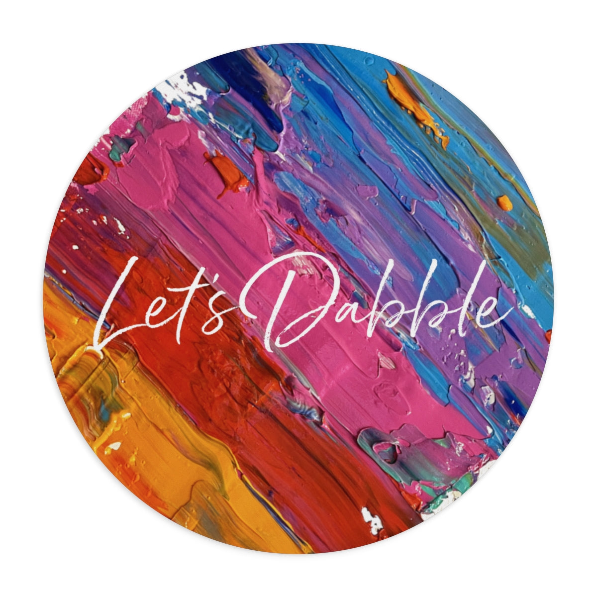 Let's Dabble Rainbow Mouse Pad