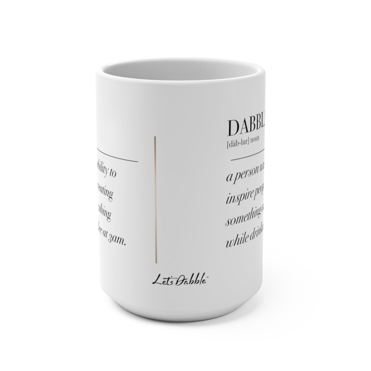 Dabbler Definition Mug