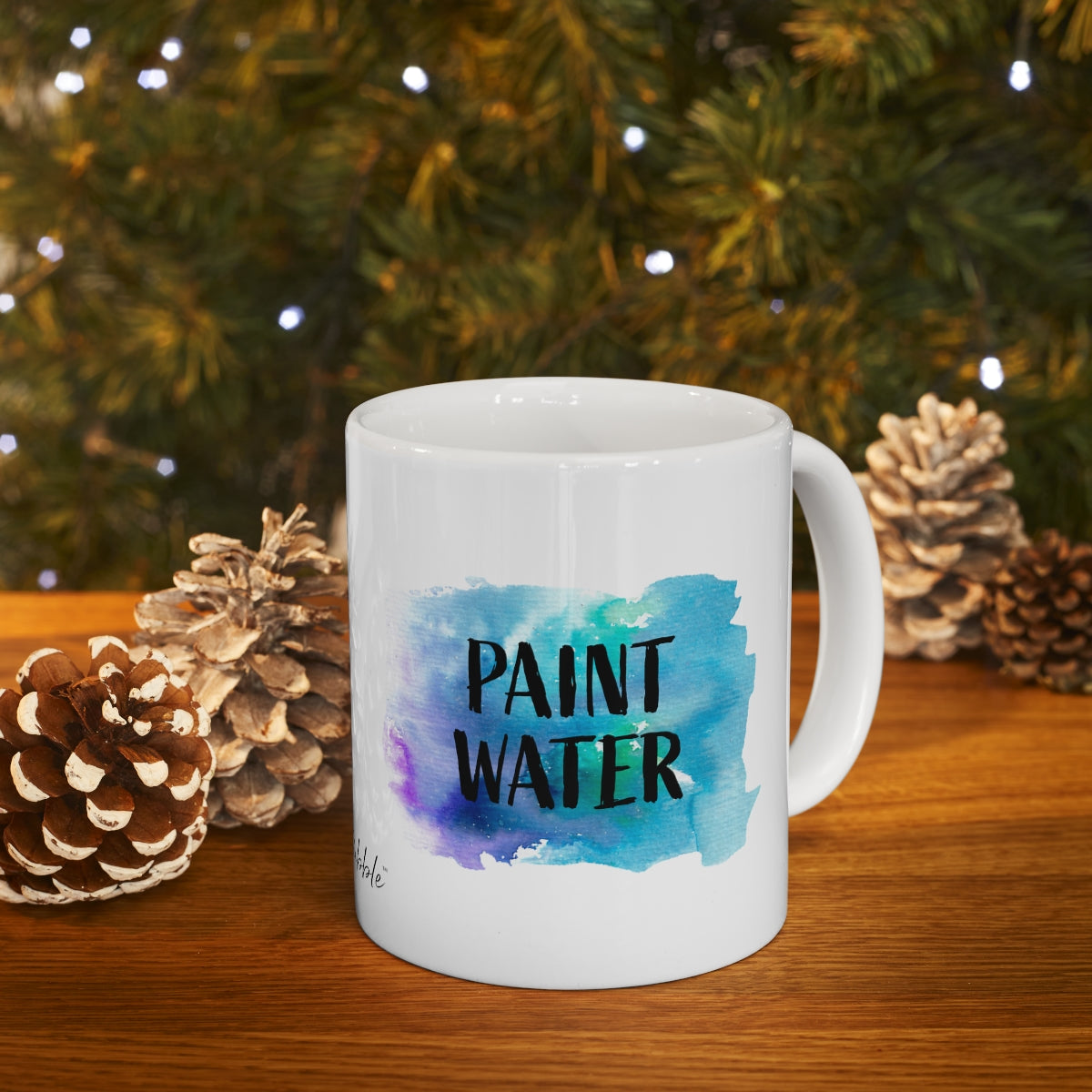 Paint Water Ceramic Mug 11oz