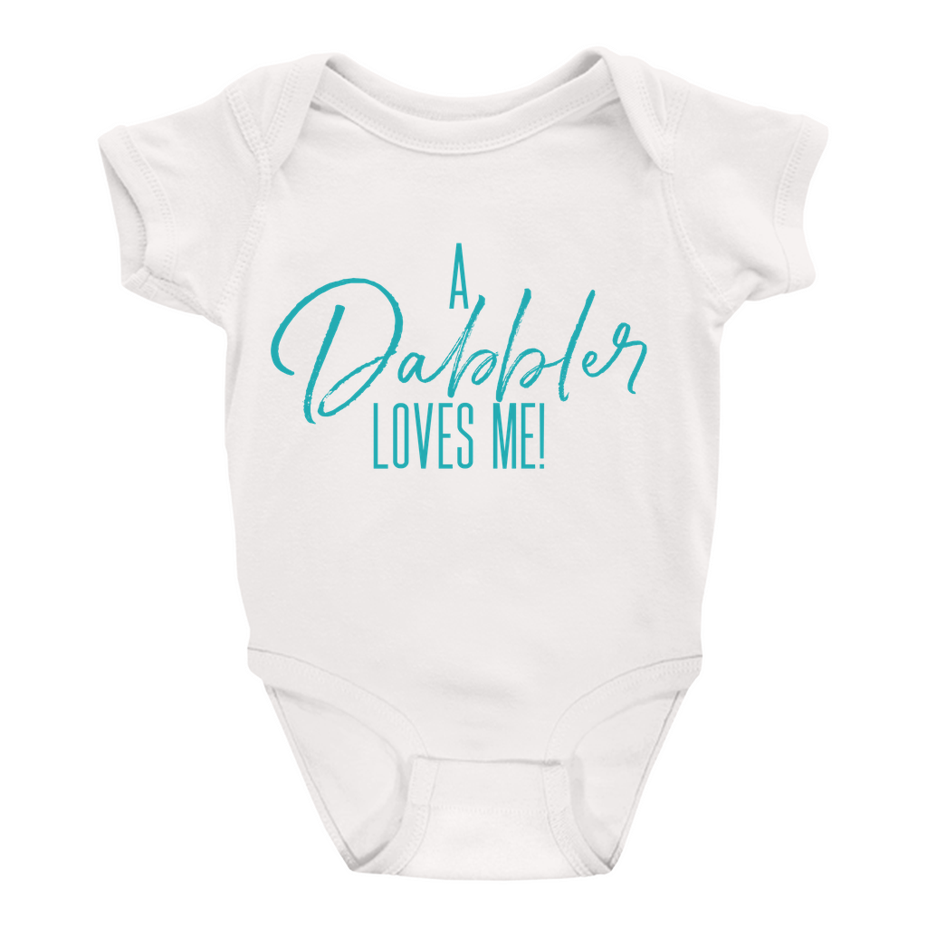 A Dabbler Loves Me Onesie