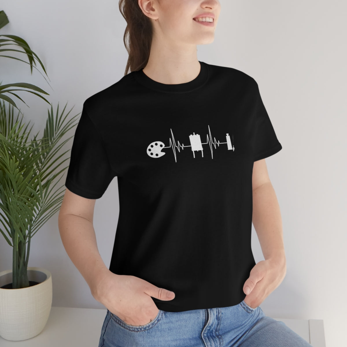 Art EKG Short Sleeve Tee