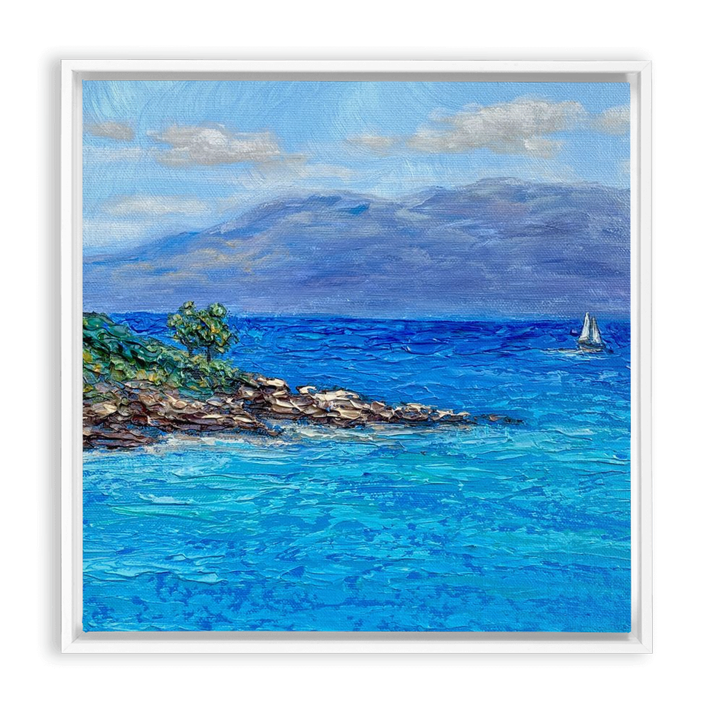 Sailboat Summer - Framed Canvas Wraps