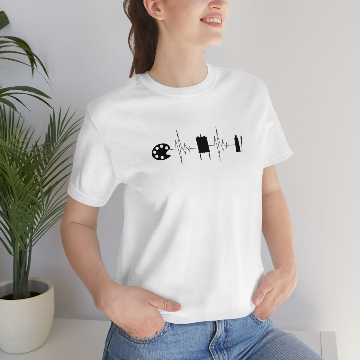 Art EKG Short Sleeve Tee