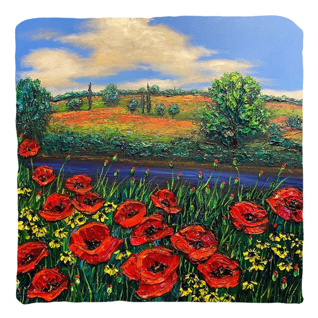 Throw Pillows (Poppies)