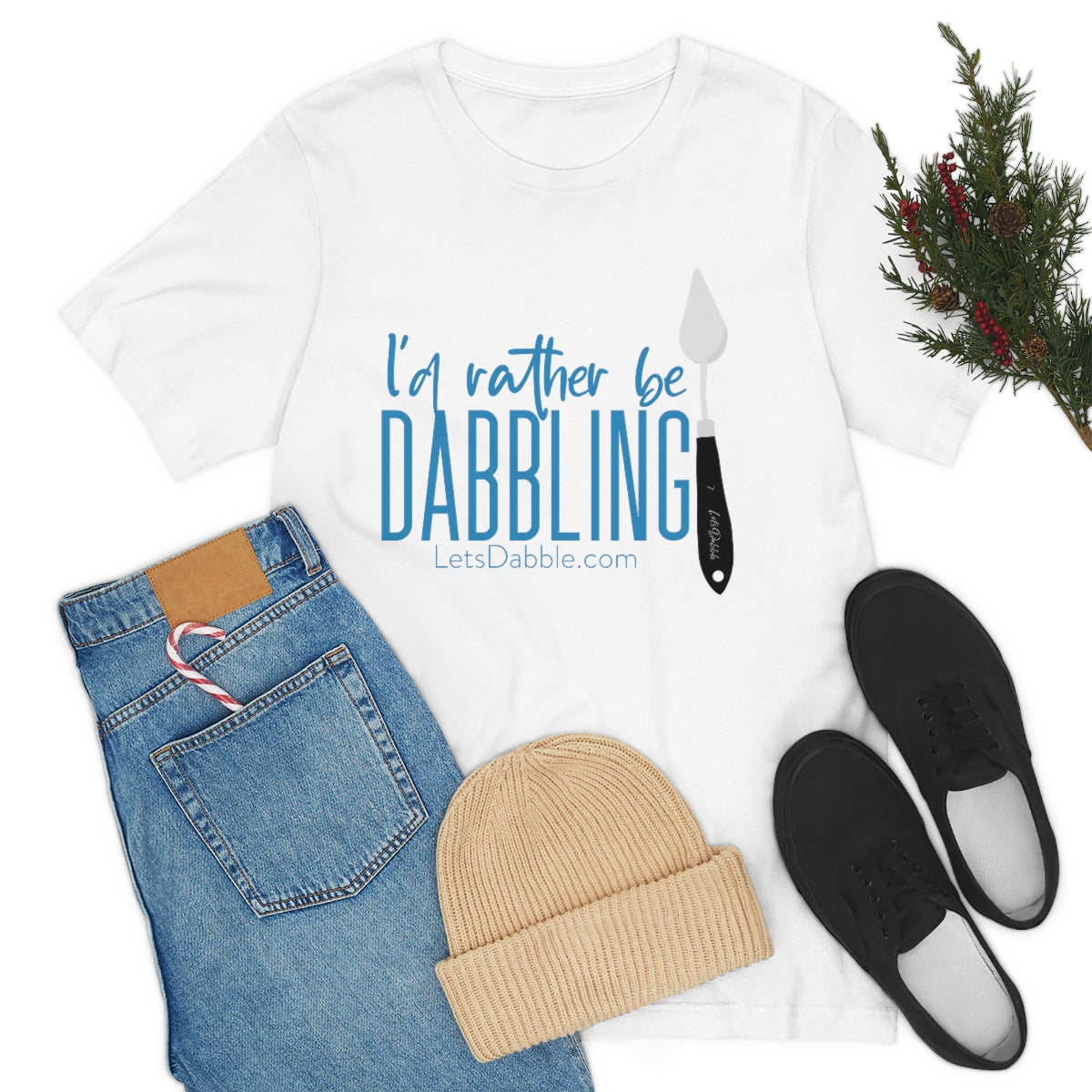 I'd Rather Be Dabbling Short Sleeve Tee