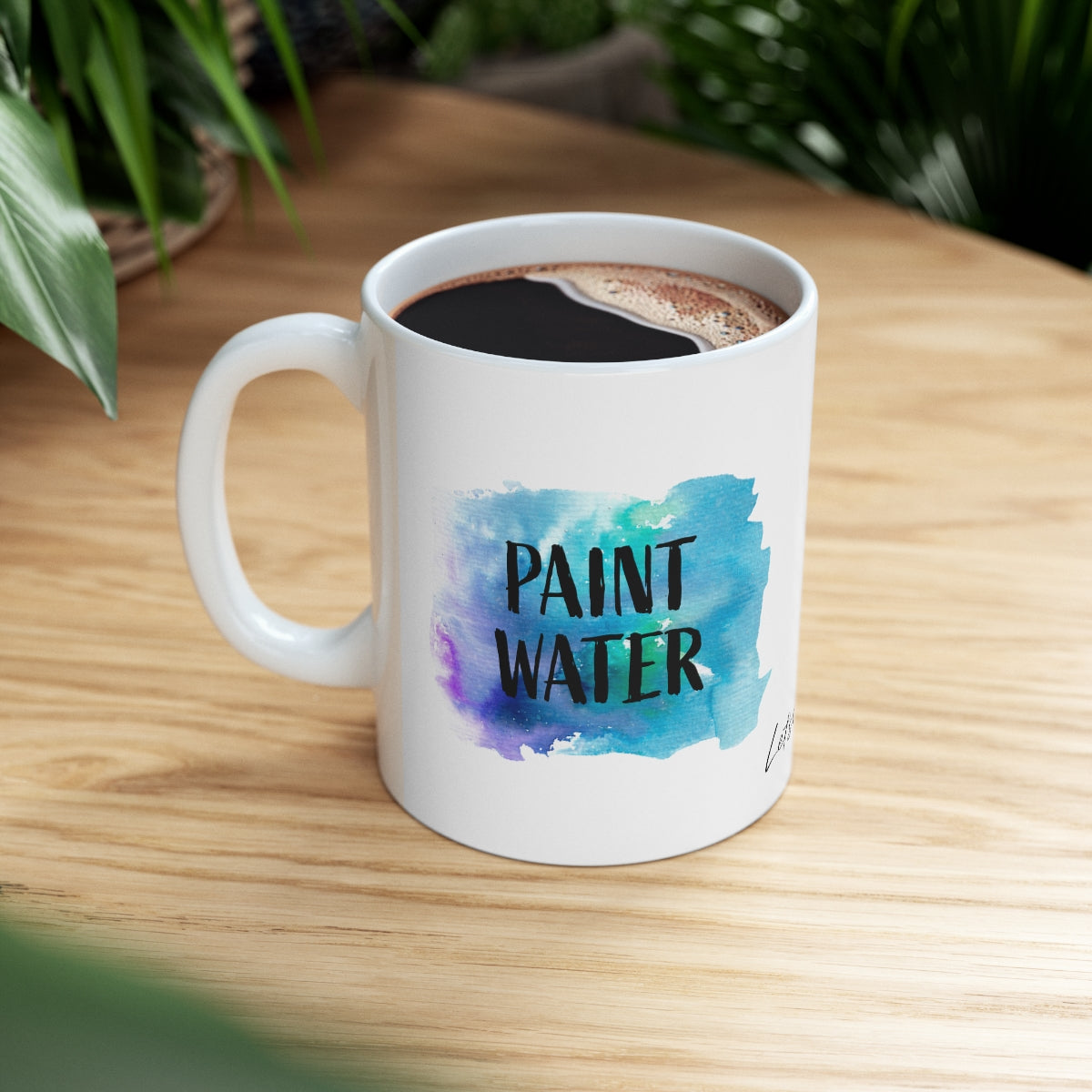 Paint Water Ceramic Mug 11oz