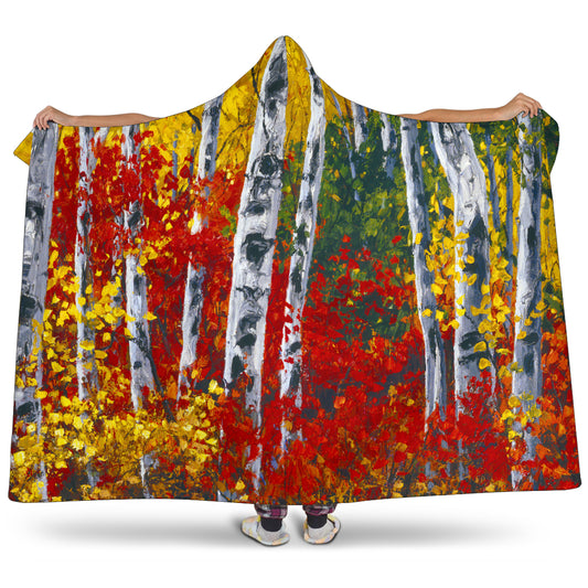 Autumn's Paintbrush - Hooded Blanket