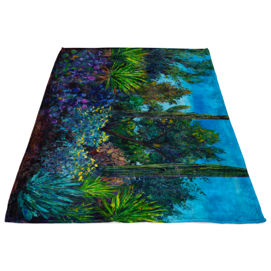 Fleece Blanket -- Sonoran Charm 80" x 60" FREE SHIPPING A