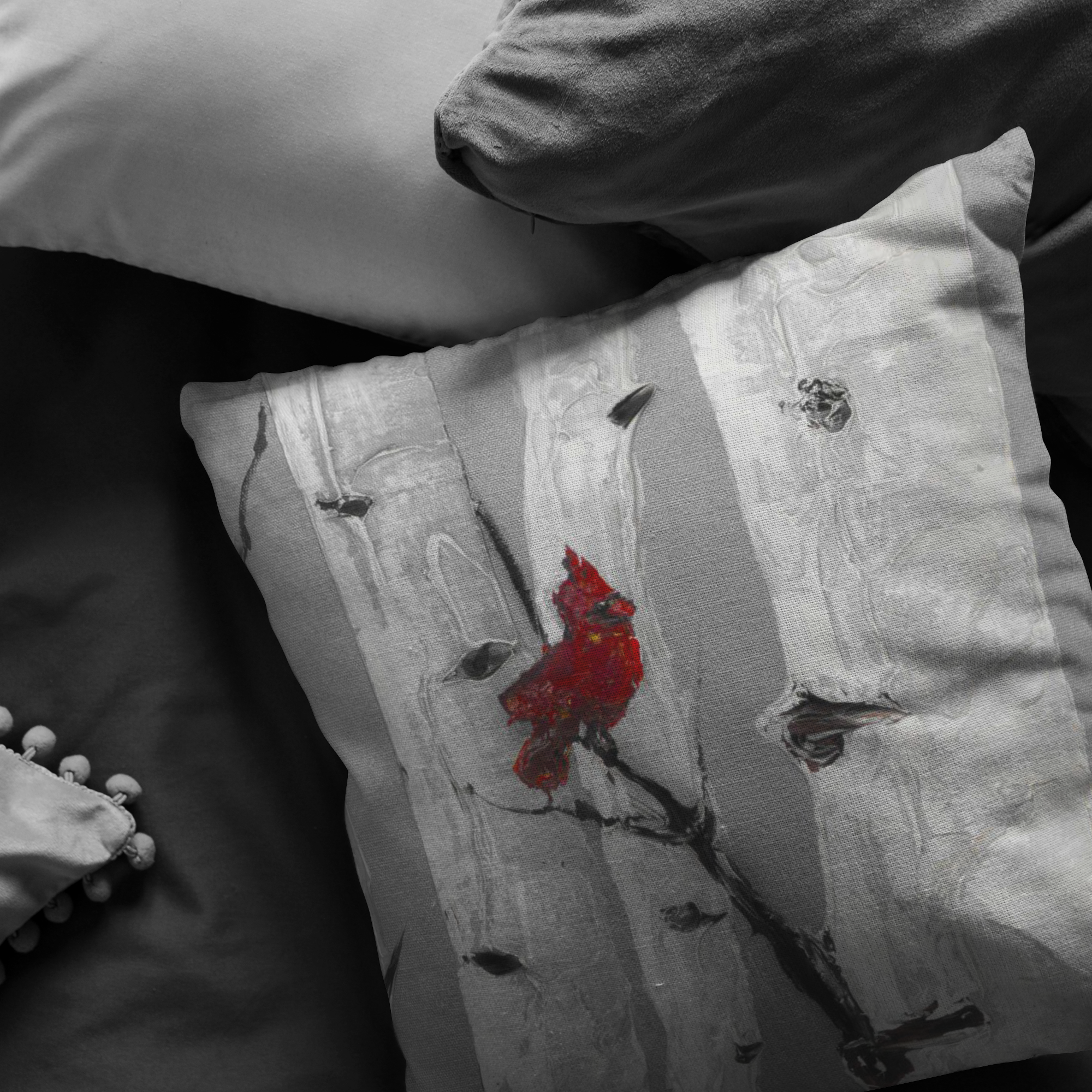 Love Birds Pillow Set (Left) - 18x18 - Free Shipping